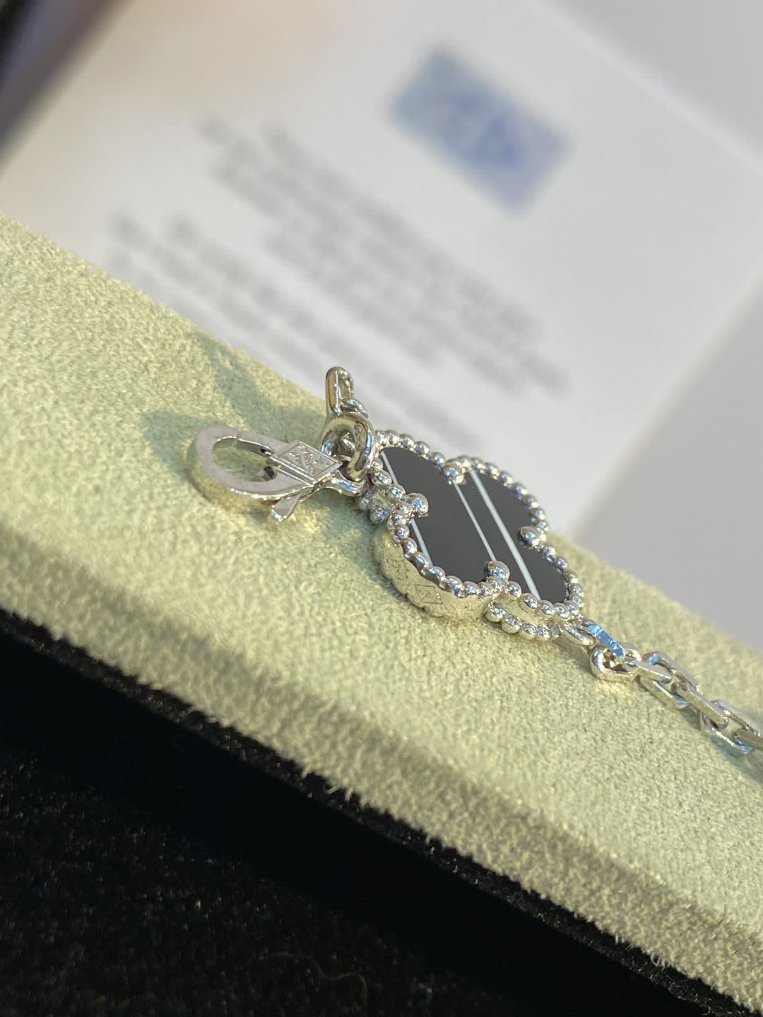 Van Cleef & Arpels Alhambra Silver Necklace